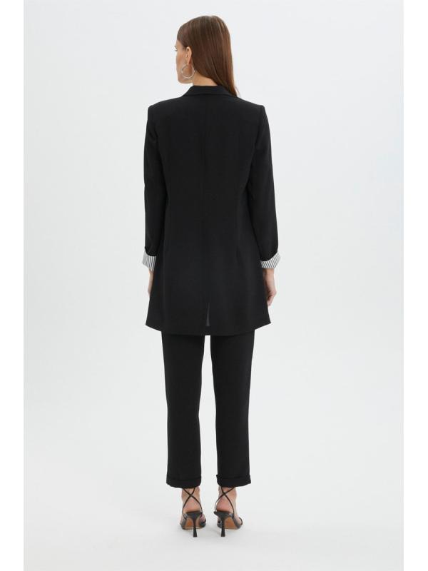 Ensemble avec Veste Détaillée et Pantalon Aqua  TK-1103