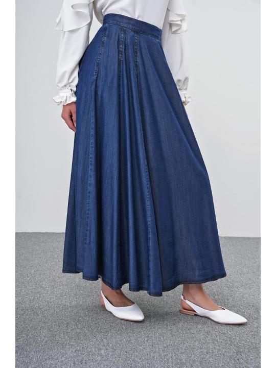 Jupe Denim Evaze K.Blue ETK-0144