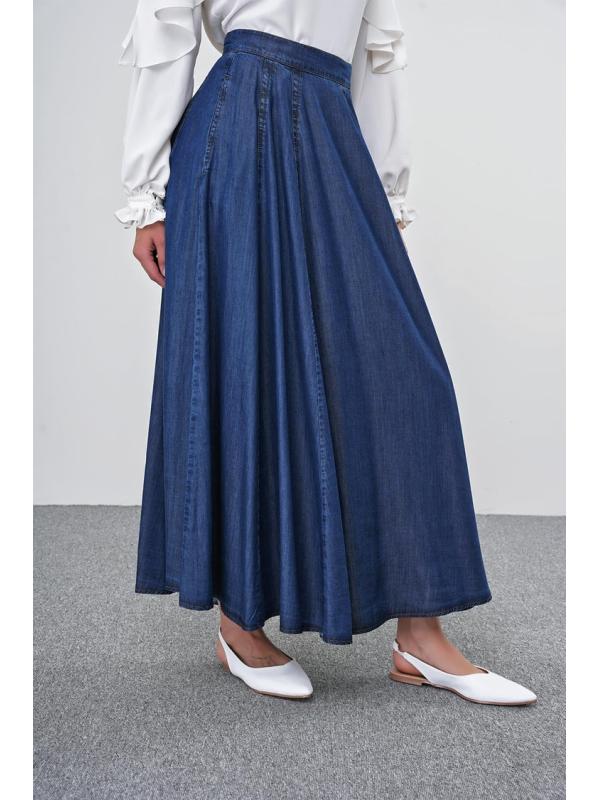 Jupe Denim Evaze K.Blue ETK-0144