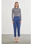  Pantalon Palazzo Dark Blue P-0180