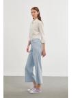 Pantalon Denim Wide Leg Bleu clair P-0136