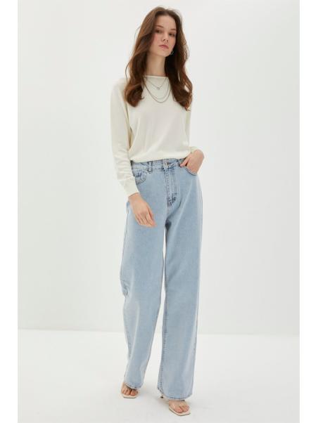  Pantalon en jean bleu calir P-0140