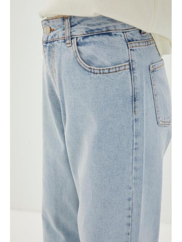  Pantalon en jean bleu calir P-0140