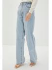  Pantalon en jean bleu calir P-0140