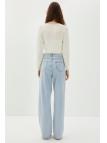  Pantalon en jean bleu calir P-0140