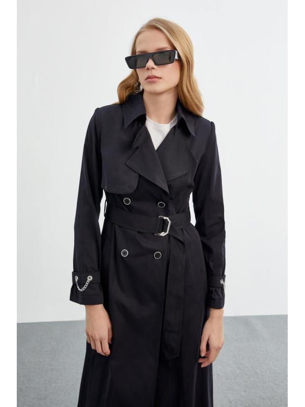 Trench-coat détaillé 12615