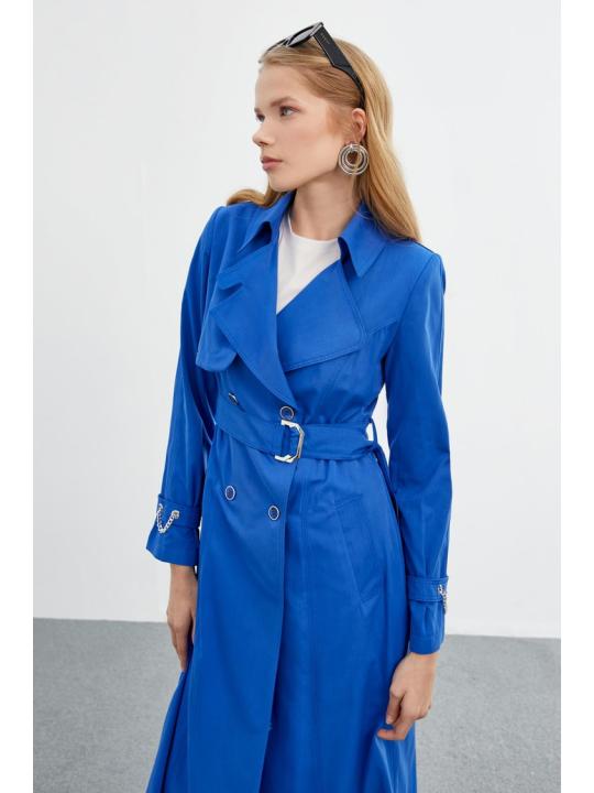 Trench-coat détaillé 12615