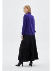 Chemise à manches longues à col noeud G-0088