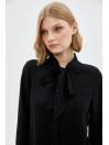 Chemise à manches longues à col noeud G-0088