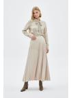 Chemise à manches longues à col noeud G-0088