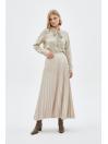 Chemise à manches longues à col noeud G-0088