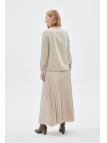 Chemise à manches longues à col noeud G-0088