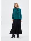 Chemise à manches longues à col noeud G-0088