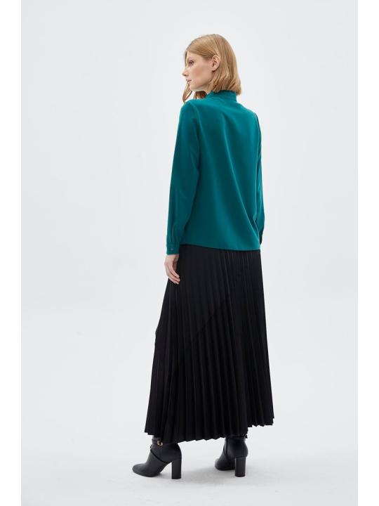 Chemise à manches longues à col noeud G-0088