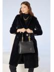 Bandoulière chaîne détaillée Sac noir Z0310
