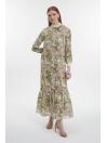 Robe à col roulé à motifs E-0519