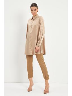 Chemise boutonnée à motif Monogram T-1515