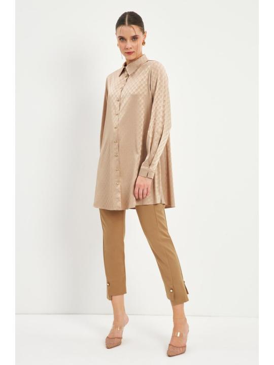Chemise boutonnée à motif Monogram T-1515