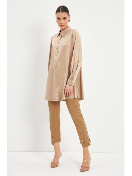 Chemise boutonnée à motif Monogram T-1515