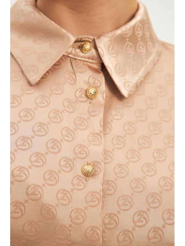 Chemise boutonnée à motif Monogram T-1515