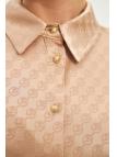 Chemise boutonnée à motif Monogram T-1515