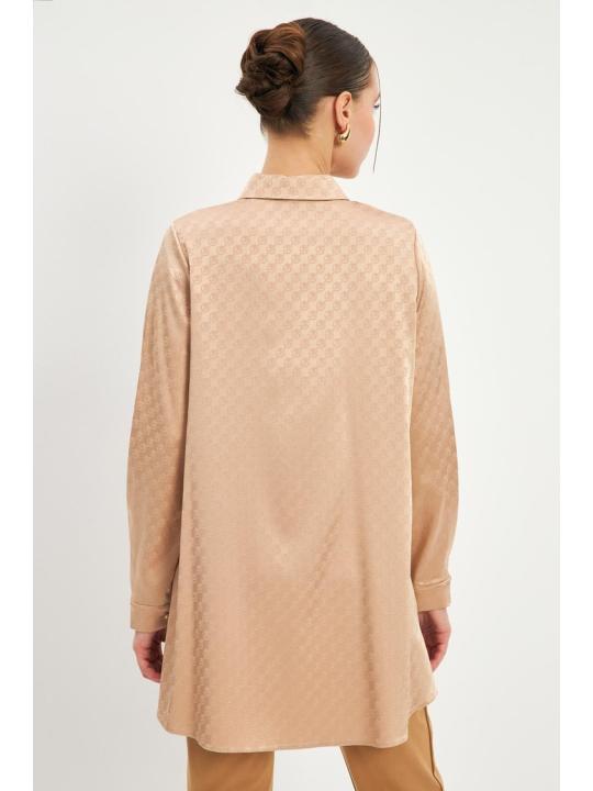 Chemise boutonnée à motif Monogram T-1515