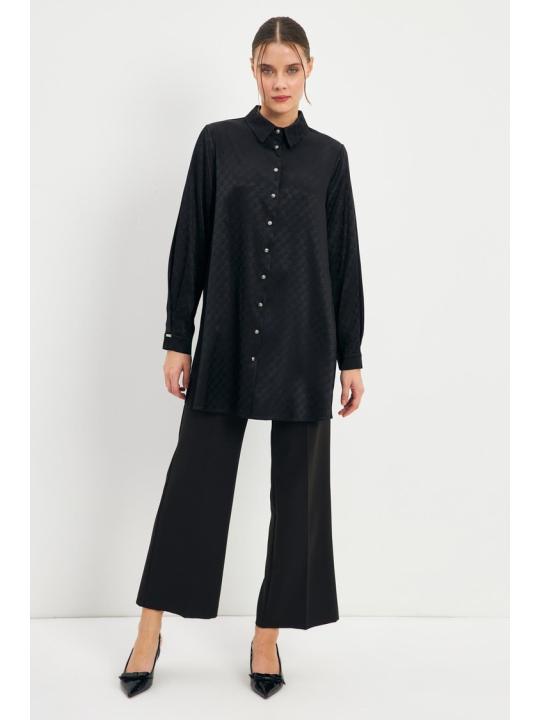 Chemise boutonnée à motif Monogram T-1515