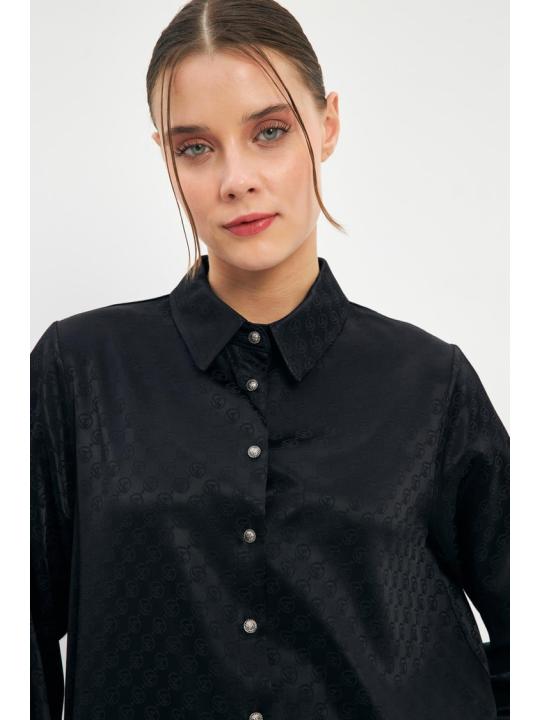 Chemise boutonnée à motif Monogram T-1515