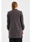 Veste longue détaillée C-0029