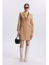 Veste longue détaillée Broach C-0012