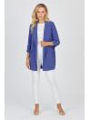 Veste beige à double boutonnage avec poches C-0145