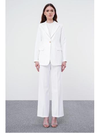 Veste blazer à double boutonnage à simple bouton C-0070