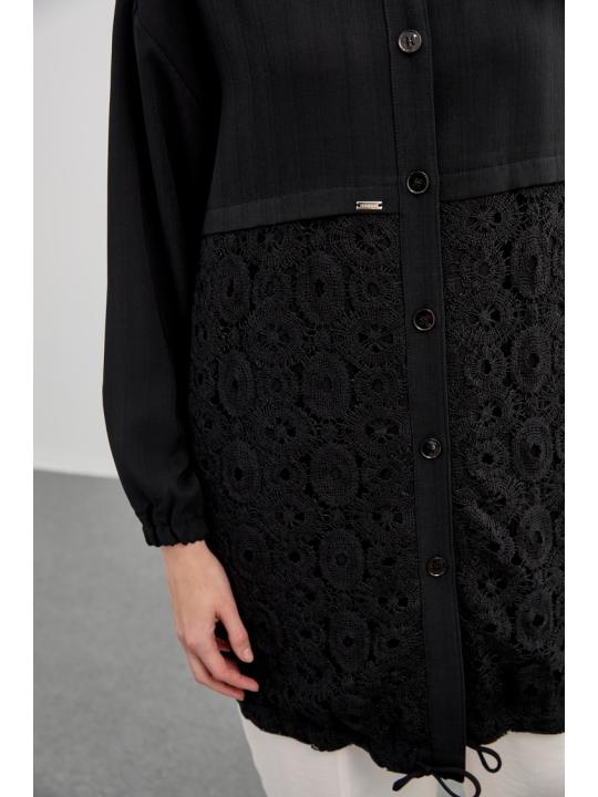 Veste blanc brodée C-0094