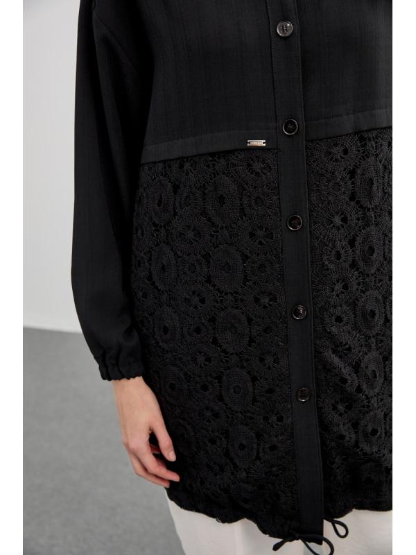 Veste blanc brodée C-0094