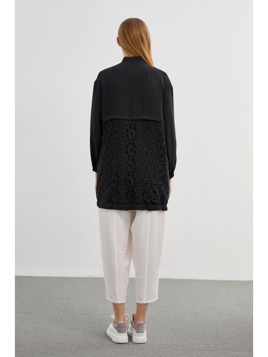Veste blanc brodée C-0094