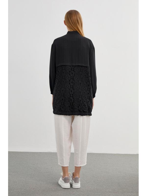Veste blanc brodée C-0094
