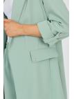 Veste beige à double boutonnage avec poches C-0145