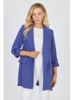 Veste beige à double boutonnage avec poches C-0145