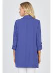 Veste beige à double boutonnage avec poches C-0145
