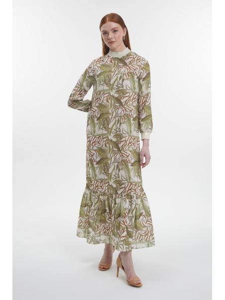 Robe à col roulé à motifs E-0519