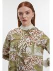 Robe à col roulé à motifs E-0519
