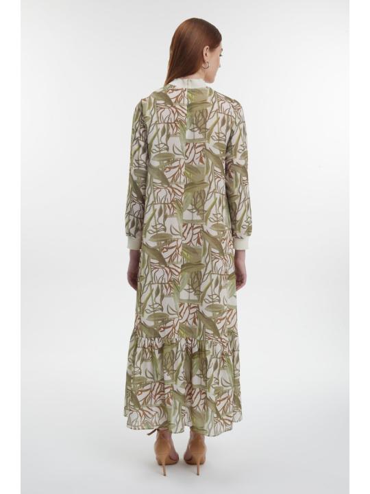 Robe à col roulé à motifs E-0519