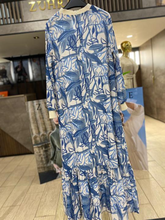 Robe à col roulé à motifs E-0519