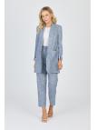 Ensemble veste et pantalon avec détail de poche TK-1103