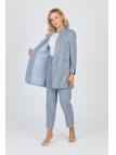Ensemble veste et pantalon avec détail de poche TK-1103