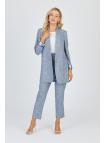 Ensemble veste et pantalon avec détail de poche TK-1103