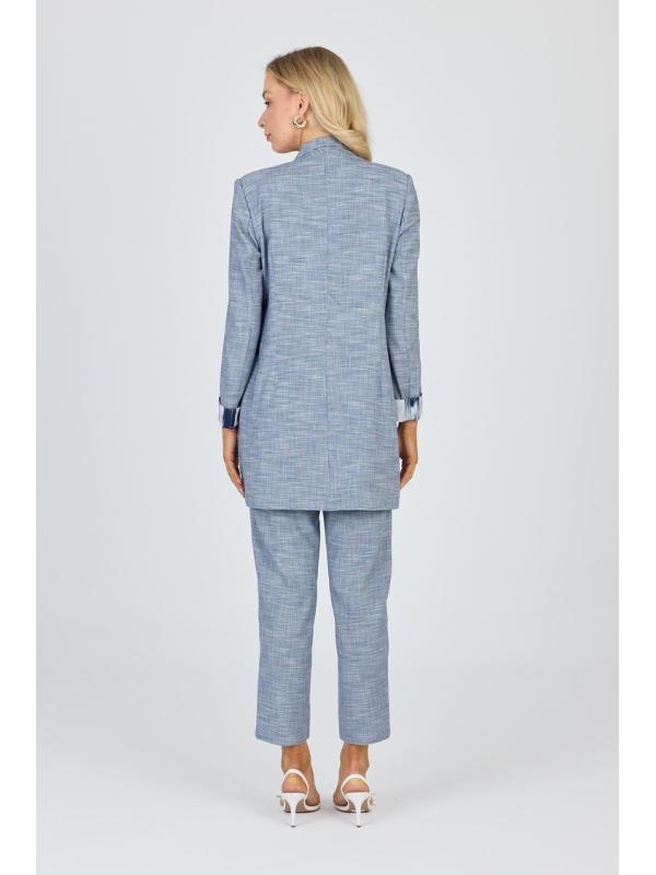 Ensemble veste et pantalon avec détail de poche TK-1103