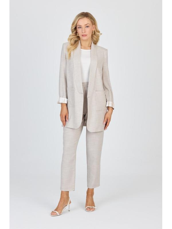 Ensemble veste et pantalon avec détail de poche TK-1103