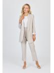 Ensemble veste et pantalon avec détail de poche TK-1103