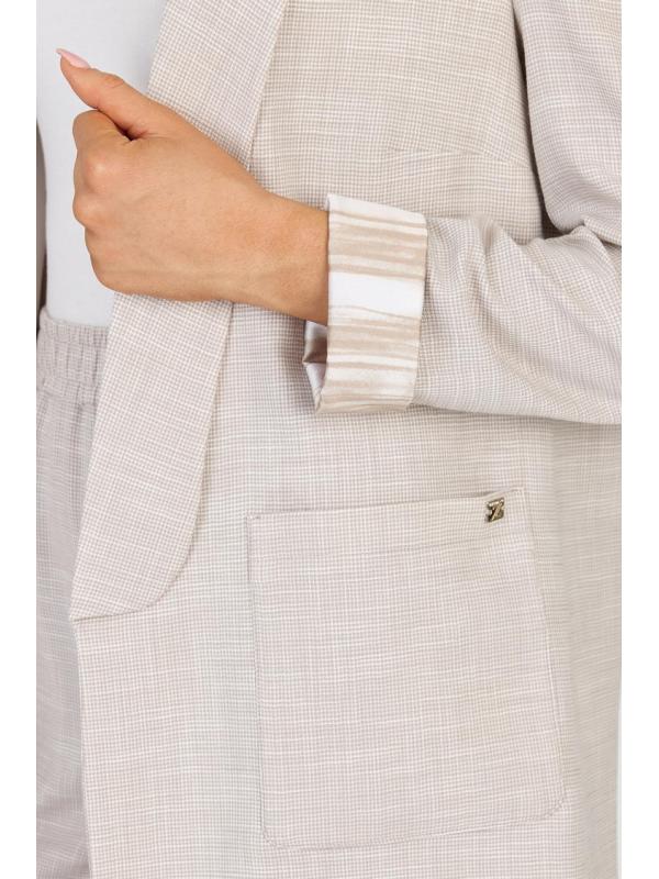 Ensemble veste et pantalon avec détail de poche TK-1103